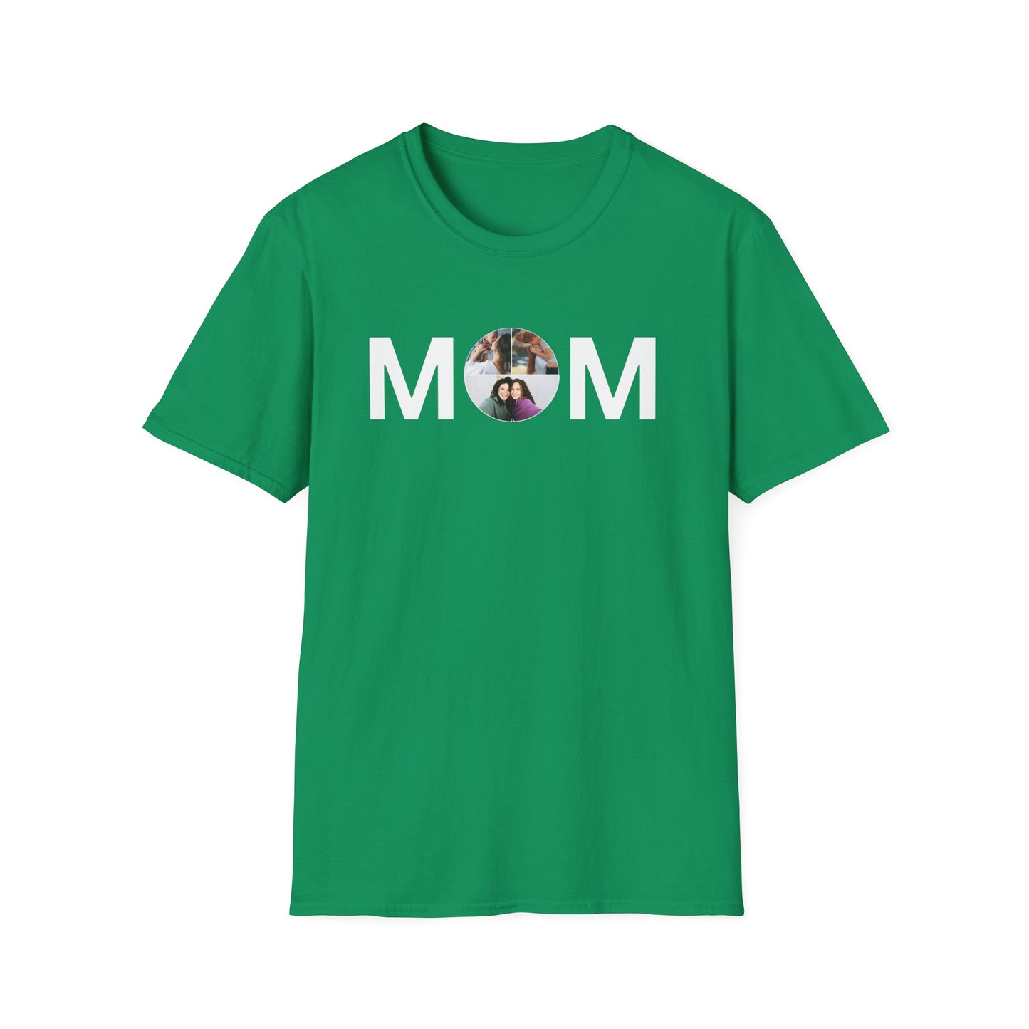 Personalized MOM Photo T-Shirt | Tee for Mother's Day & Family Gifts