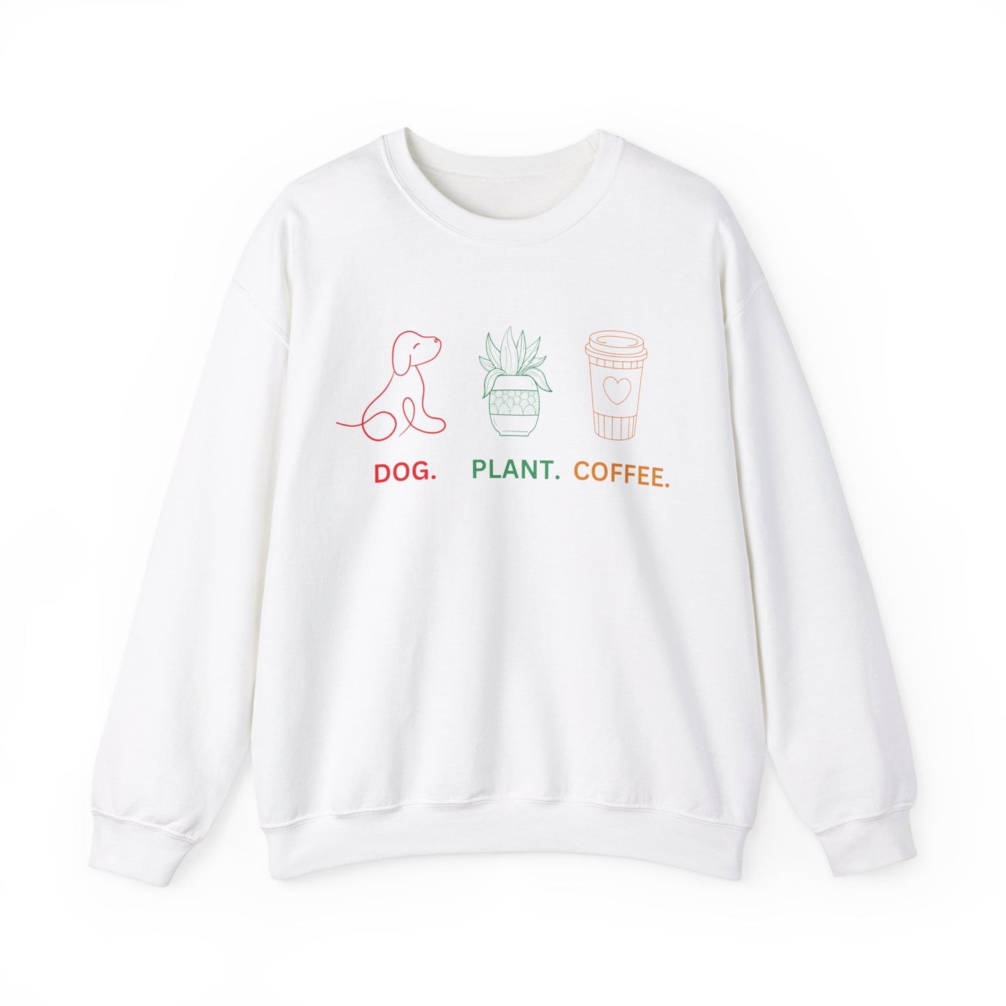 Dog Plant Coffee Sweatshirt
