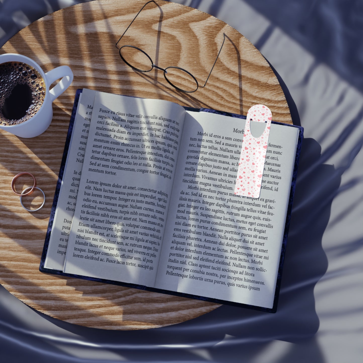 Heart Bookmark - Metal Page Marker for Book Lovers