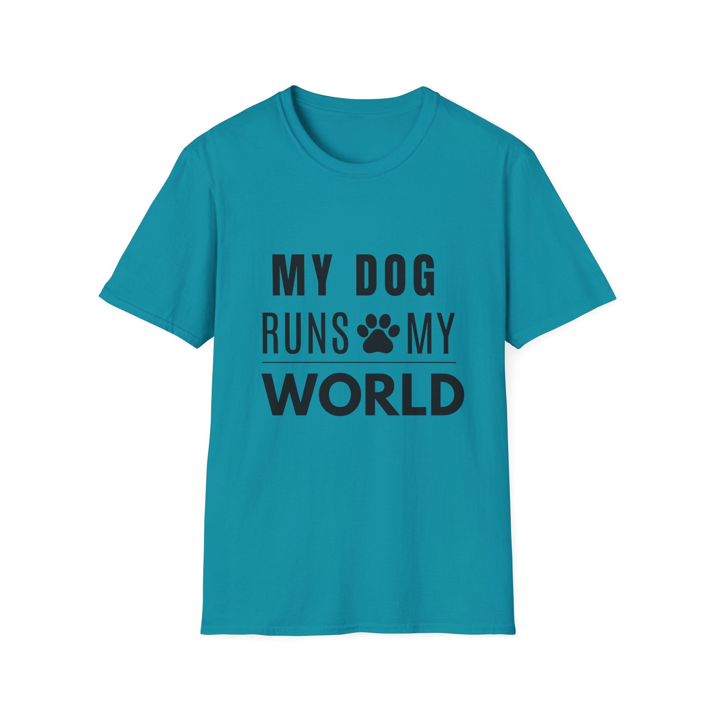 My Dog Runs My World T-Shirt