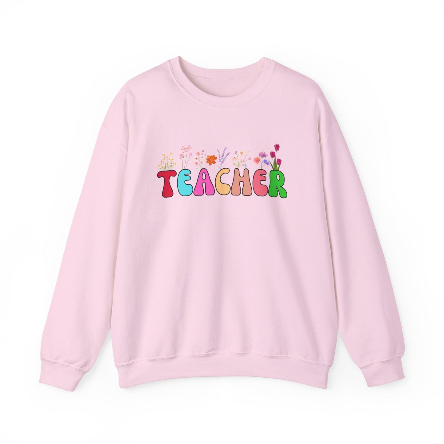 Teacher Floral Sweatshirt
