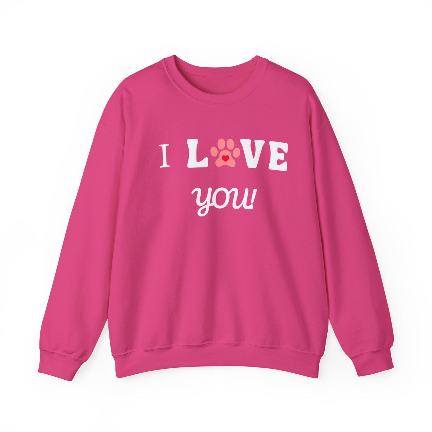 I WOOF YOU -Dog Lover Sweatshirt