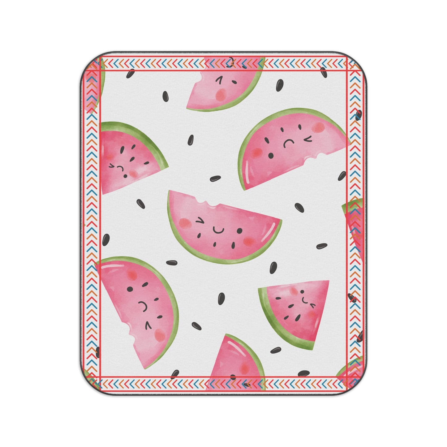 Watermelon Print Picnic Blanket - Perfect for Outdoor Gatherings & Summer Days