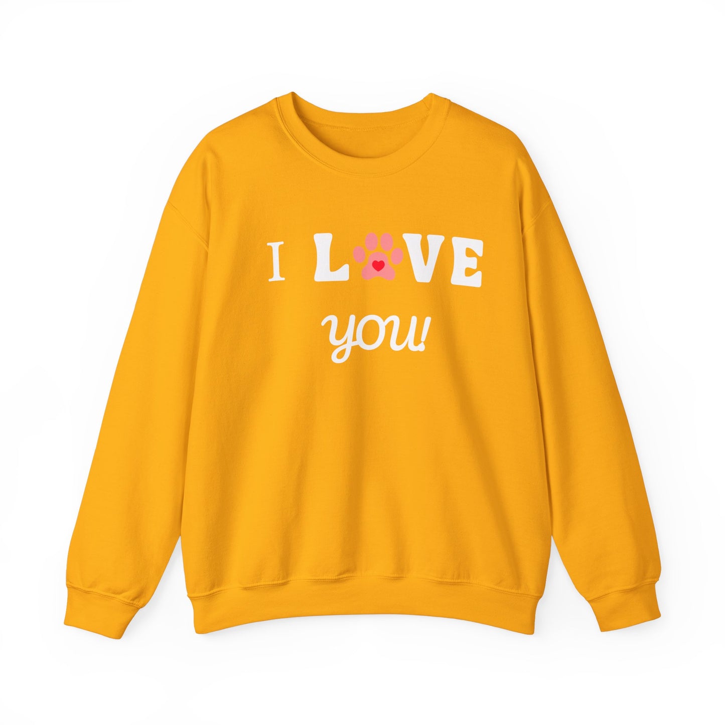 I WOOF YOU -Dog Lover Sweatshirt