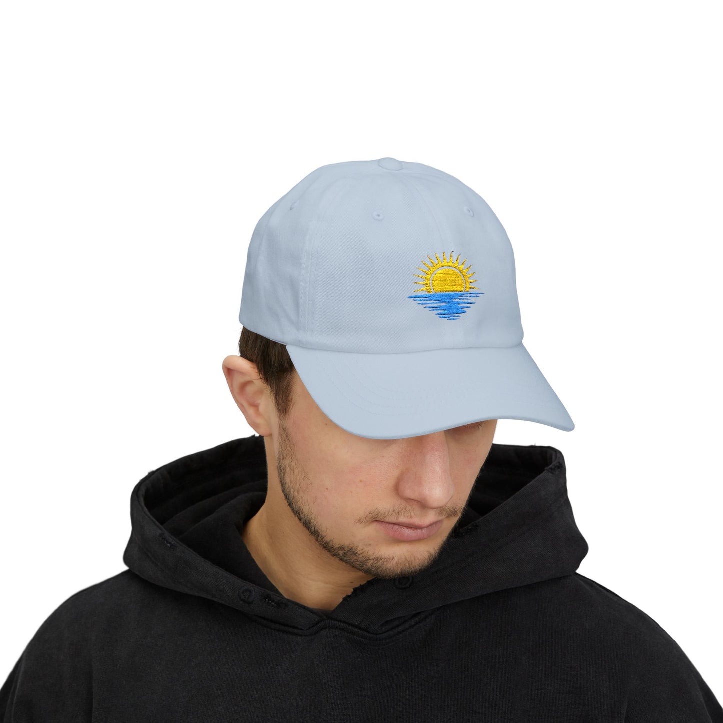 Sunset Embroidered Classic Summer Cap