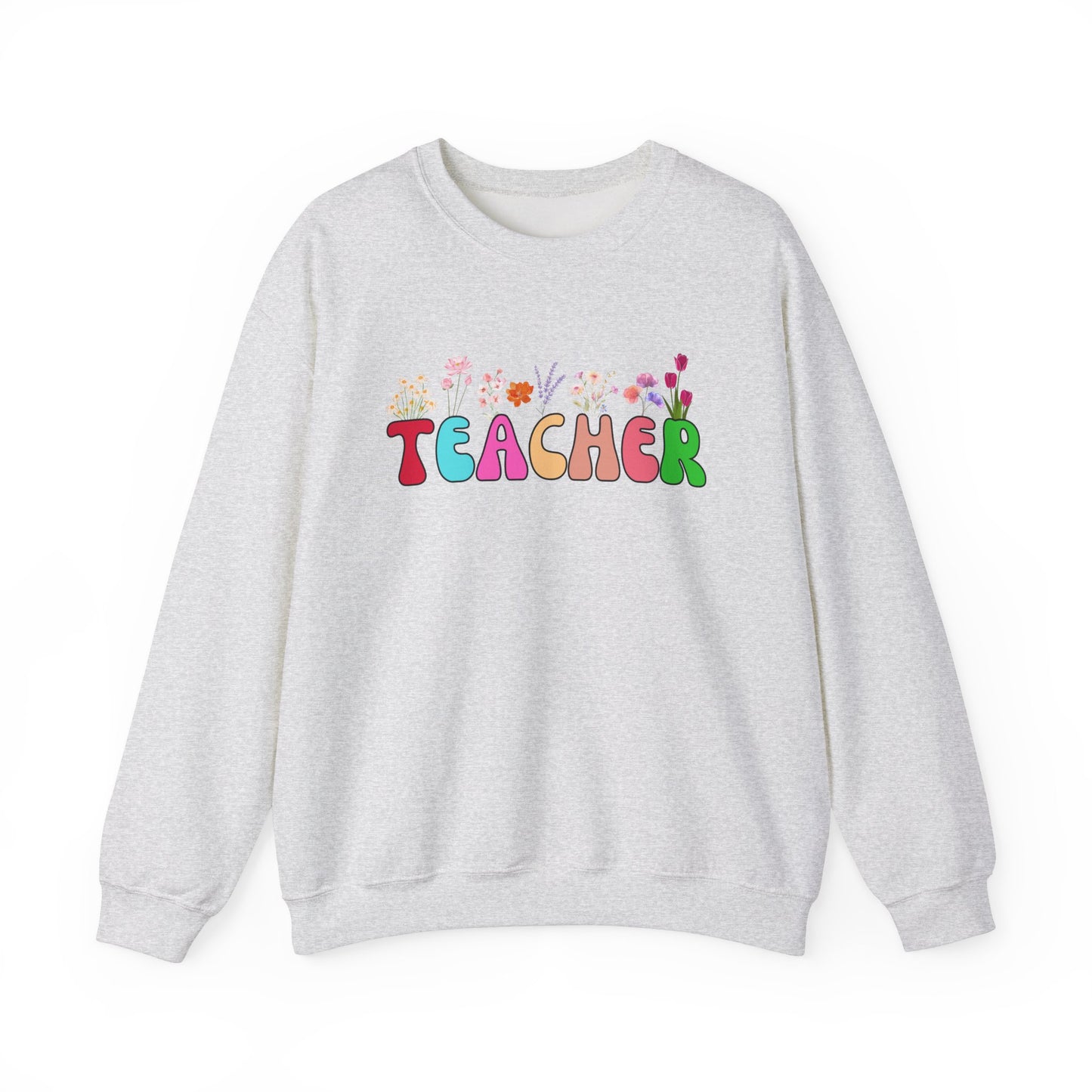 Teacher Floral Sweatshirt
