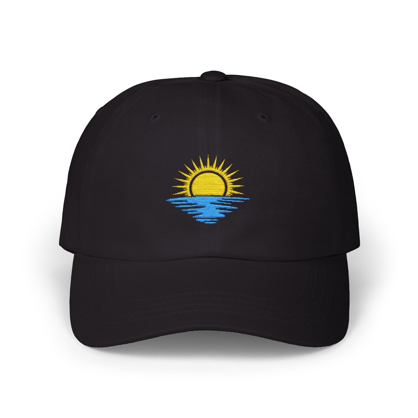 Sunset Embroidered Classic Summer Cap