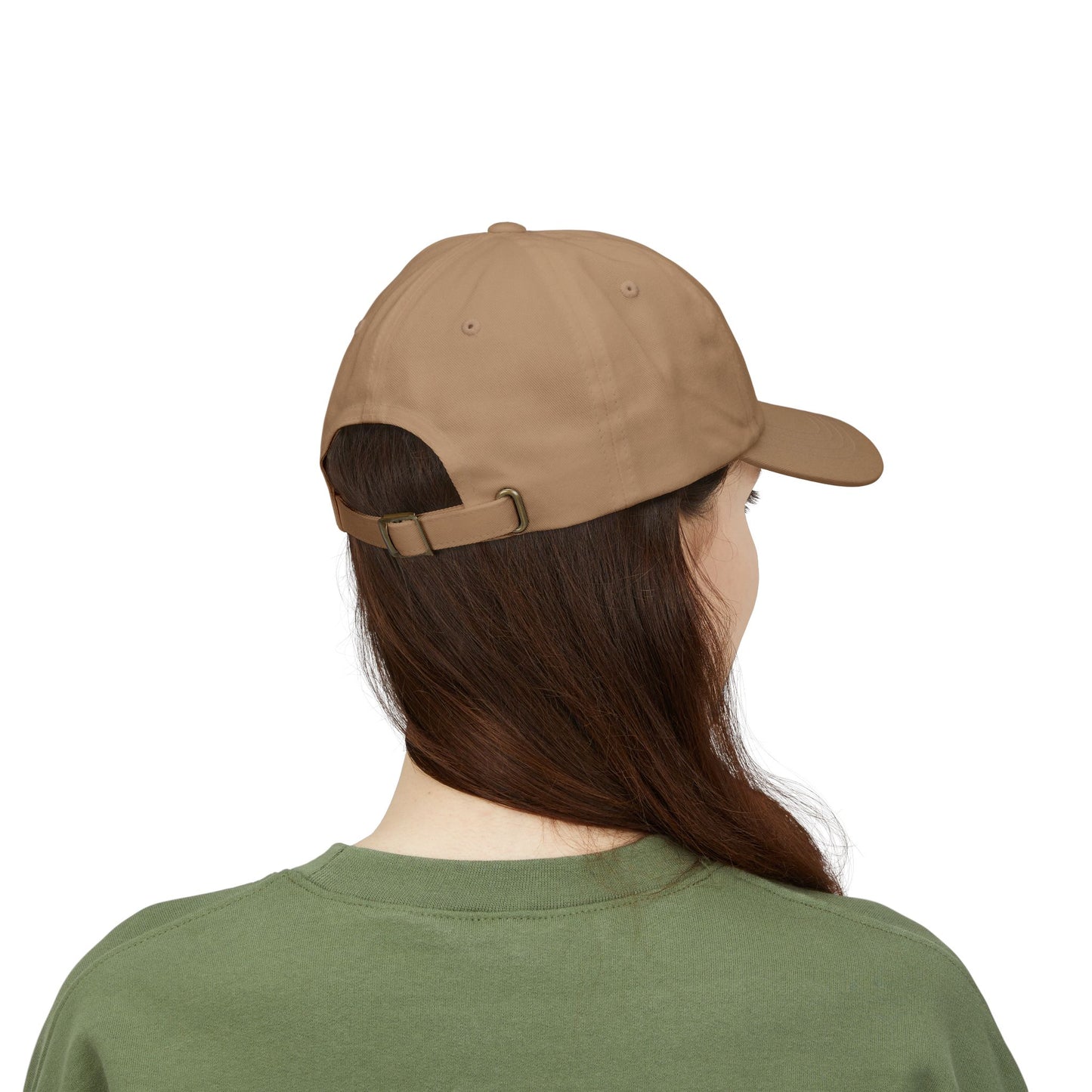 Classic White Cap with Palm Tree Embroidery