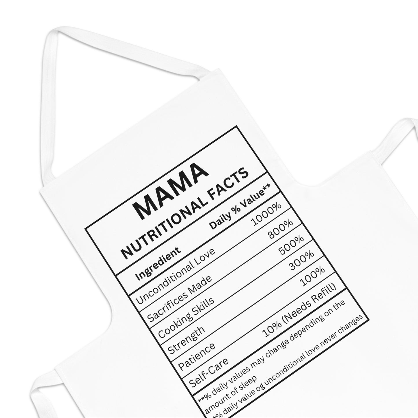 Mama Qualities Adult Apron - Perfect Gift for Moms and Cooking Enthusiasts