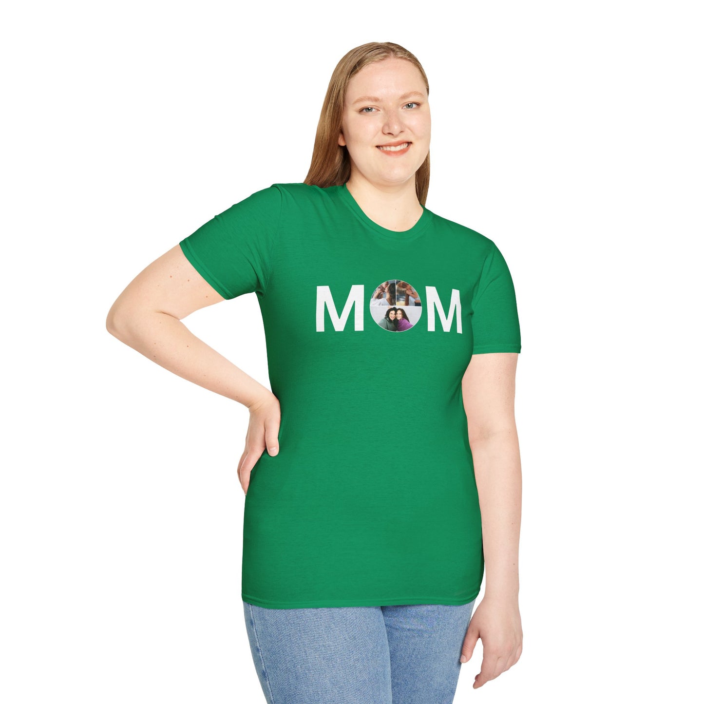 Personalized MOM Photo T-Shirt | Tee for Mother's Day & Family Gifts