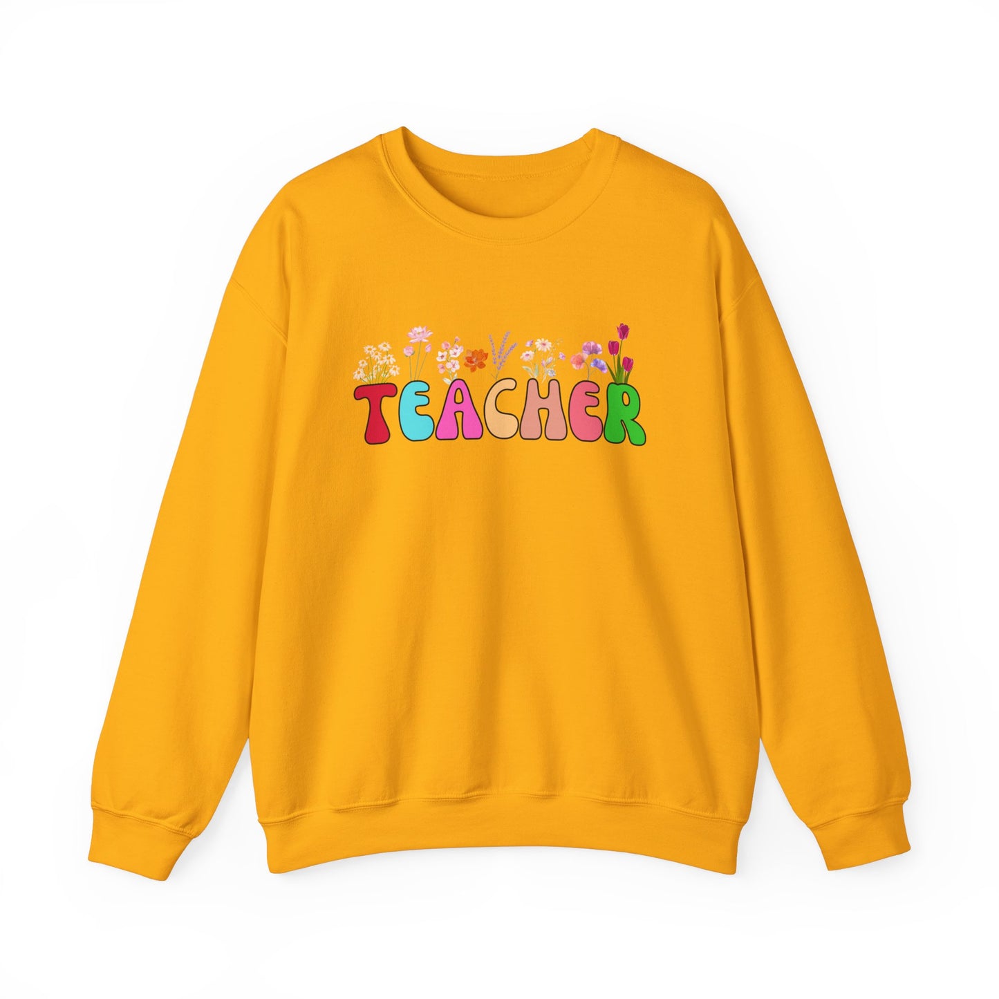 Teacher Floral Sweatshirt
