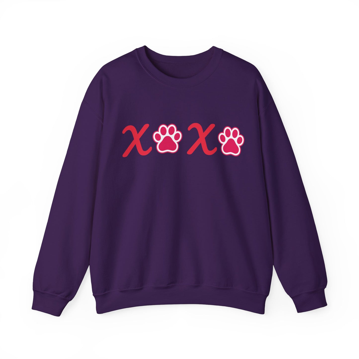 Valentine's Day Dog Lover Sweatshirt - XOXO Unisex Crewneck Sweatshirt