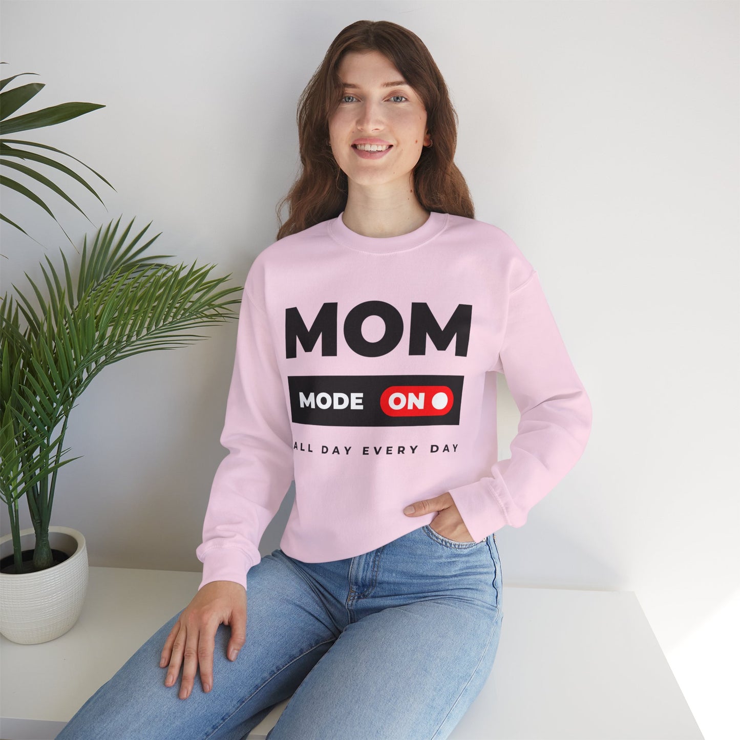 Mom Mode Comfy Mom Sweatshirt