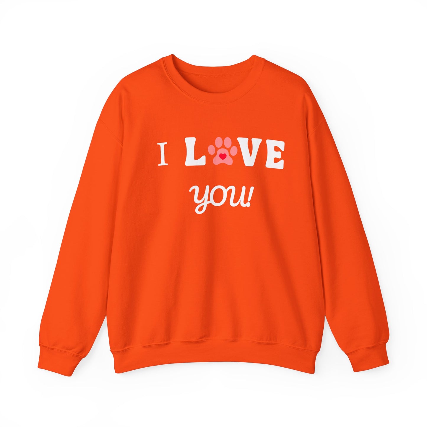 I WOOF YOU -Dog Lover Sweatshirt