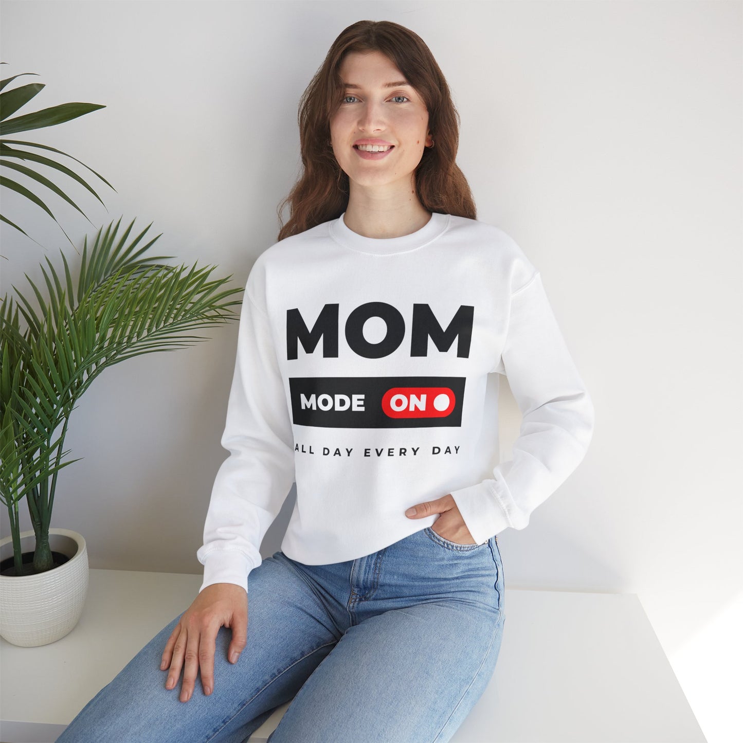 Mom Mode Comfy Mom Sweatshirt