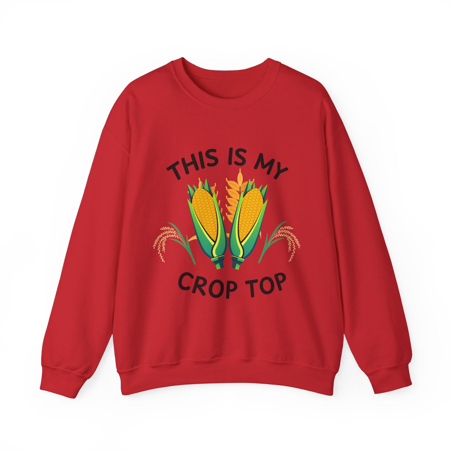 This Is My Crop Top - Funny Plant and Gardening Lover Sweatshirt