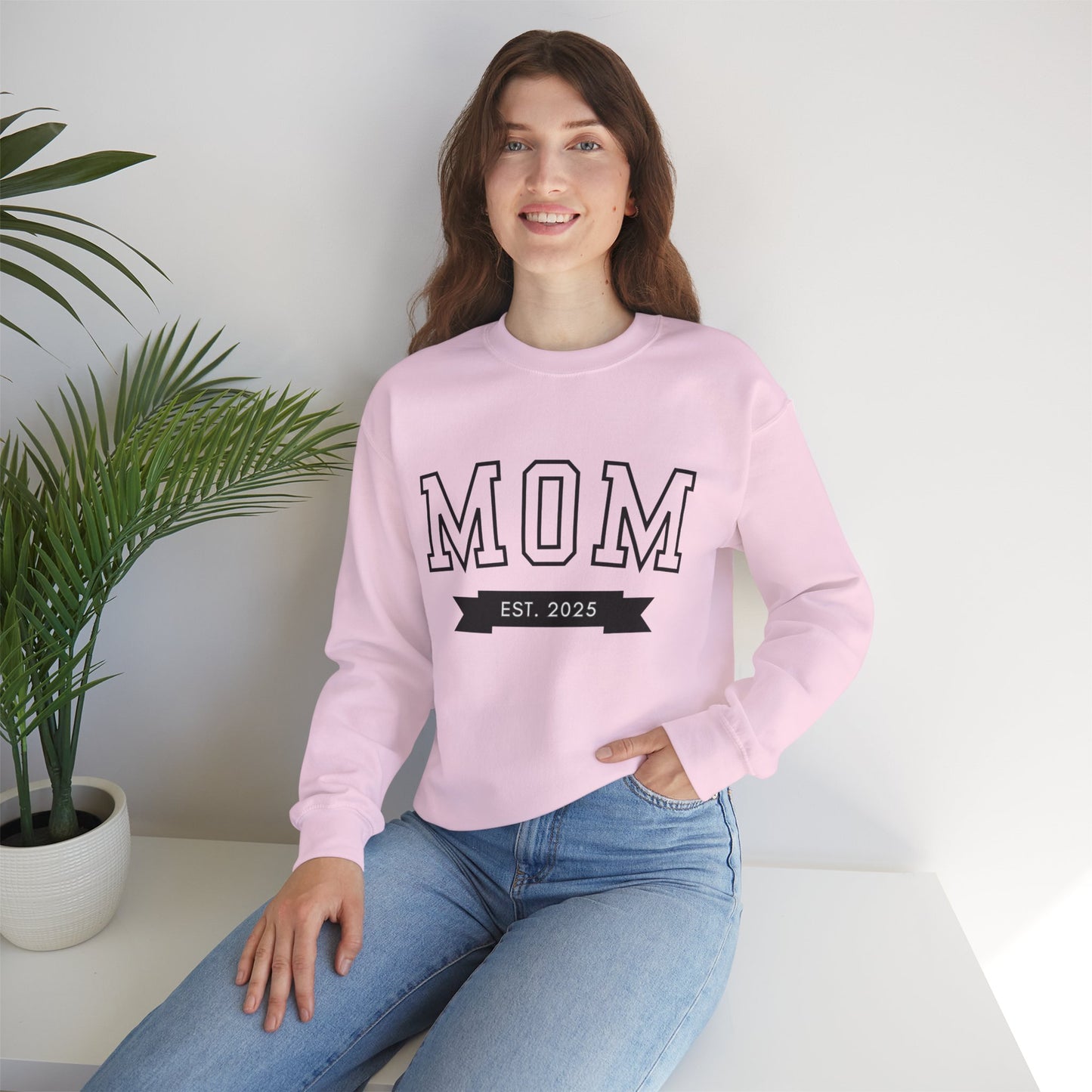 Mom Est New Mom Sweatshirt