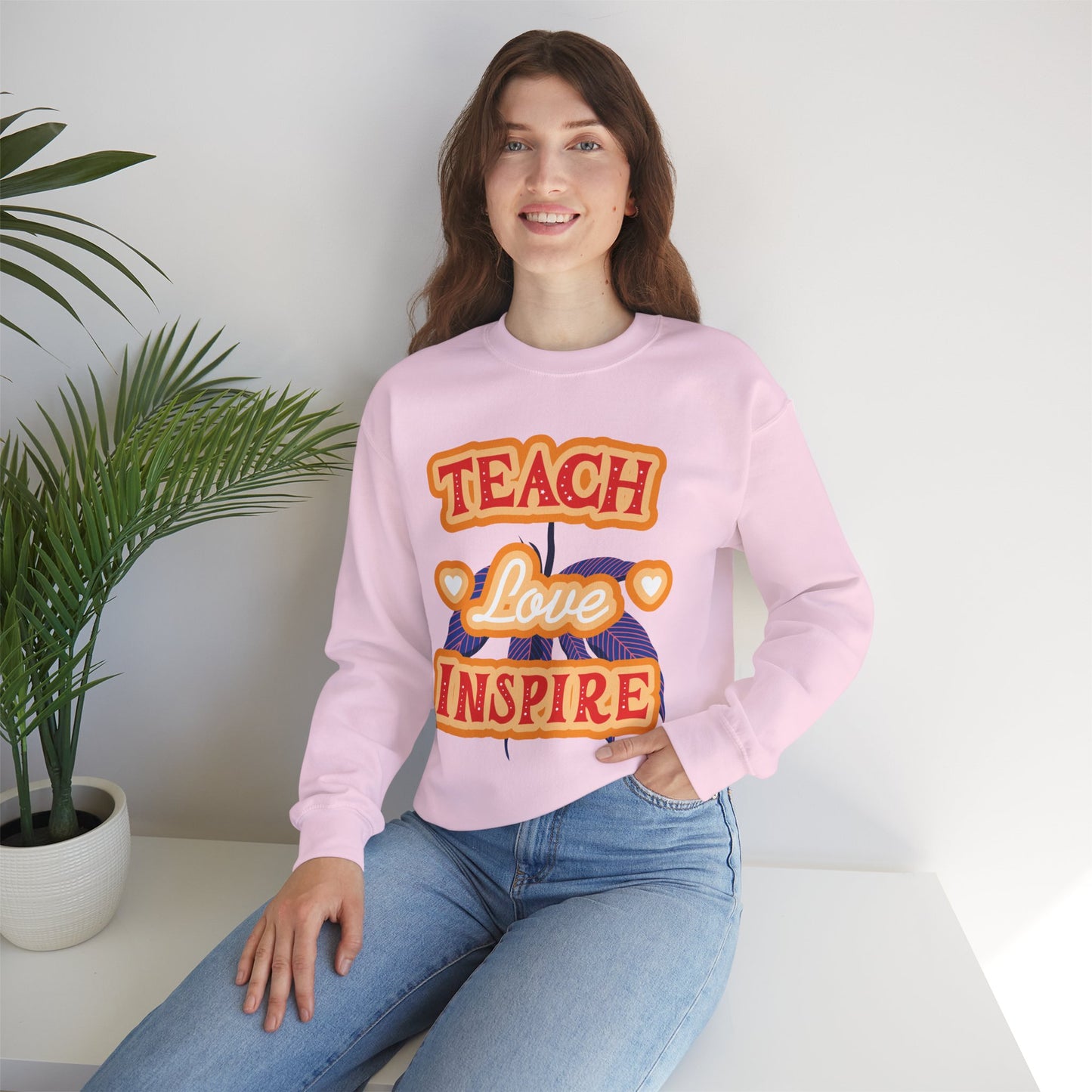 Teach Love Inspire Unisex Teacher Sweatshirt