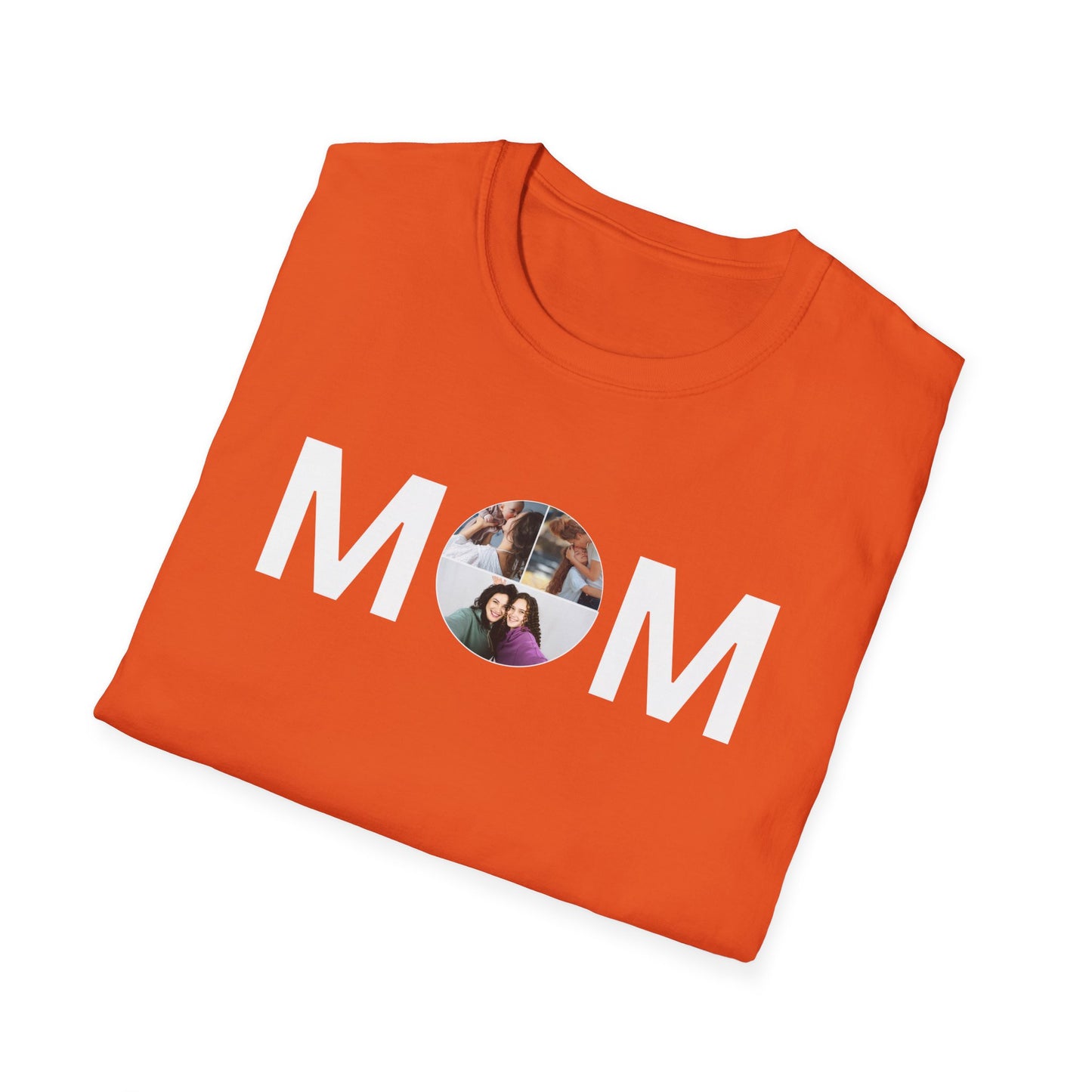 Personalized MOM Photo T-Shirt | Tee for Mother's Day & Family Gifts