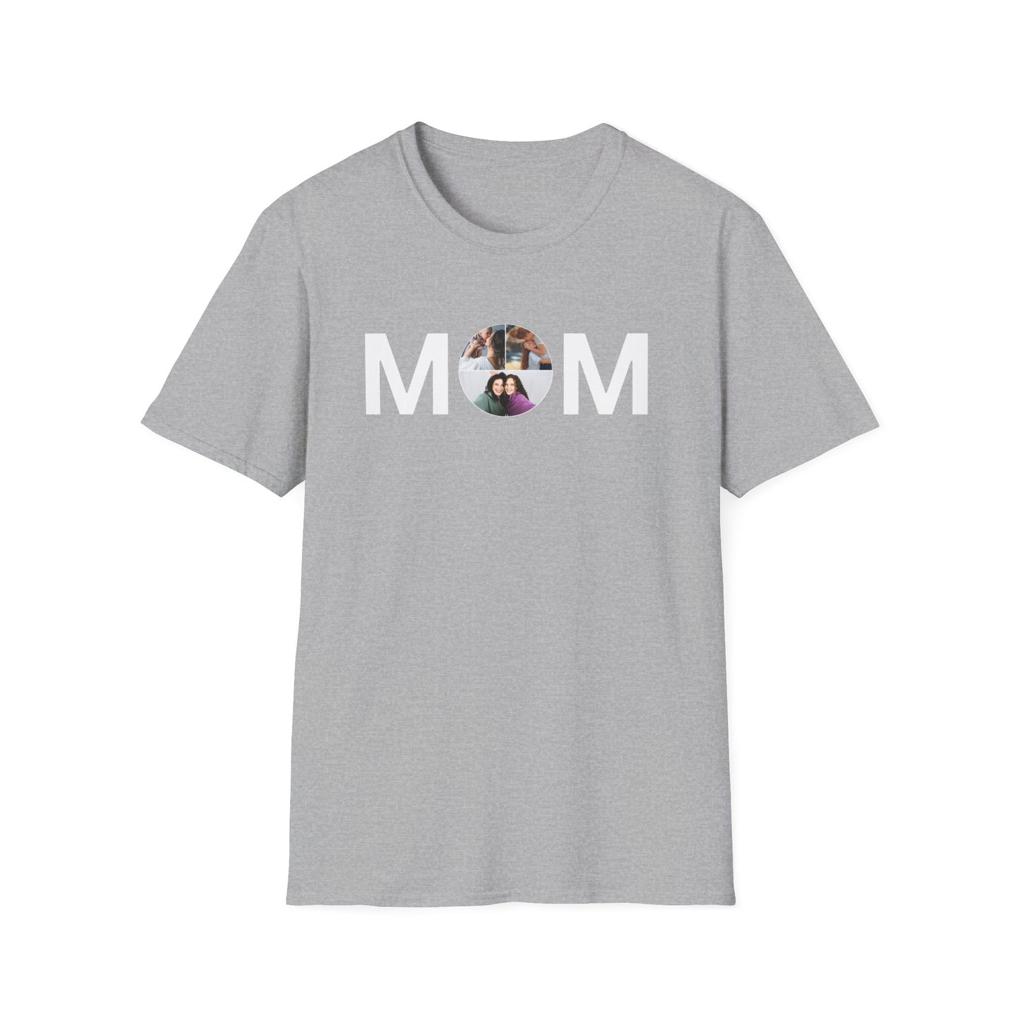 Personalized MOM Photo T-Shirt | Tee for Mother's Day & Family Gifts