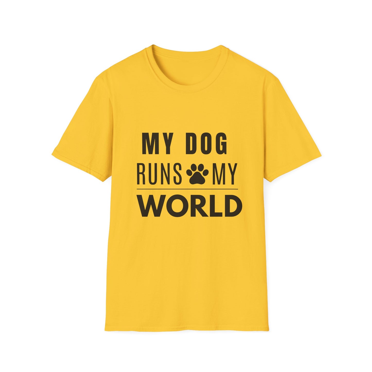 My Dog Runs My World T-Shirt