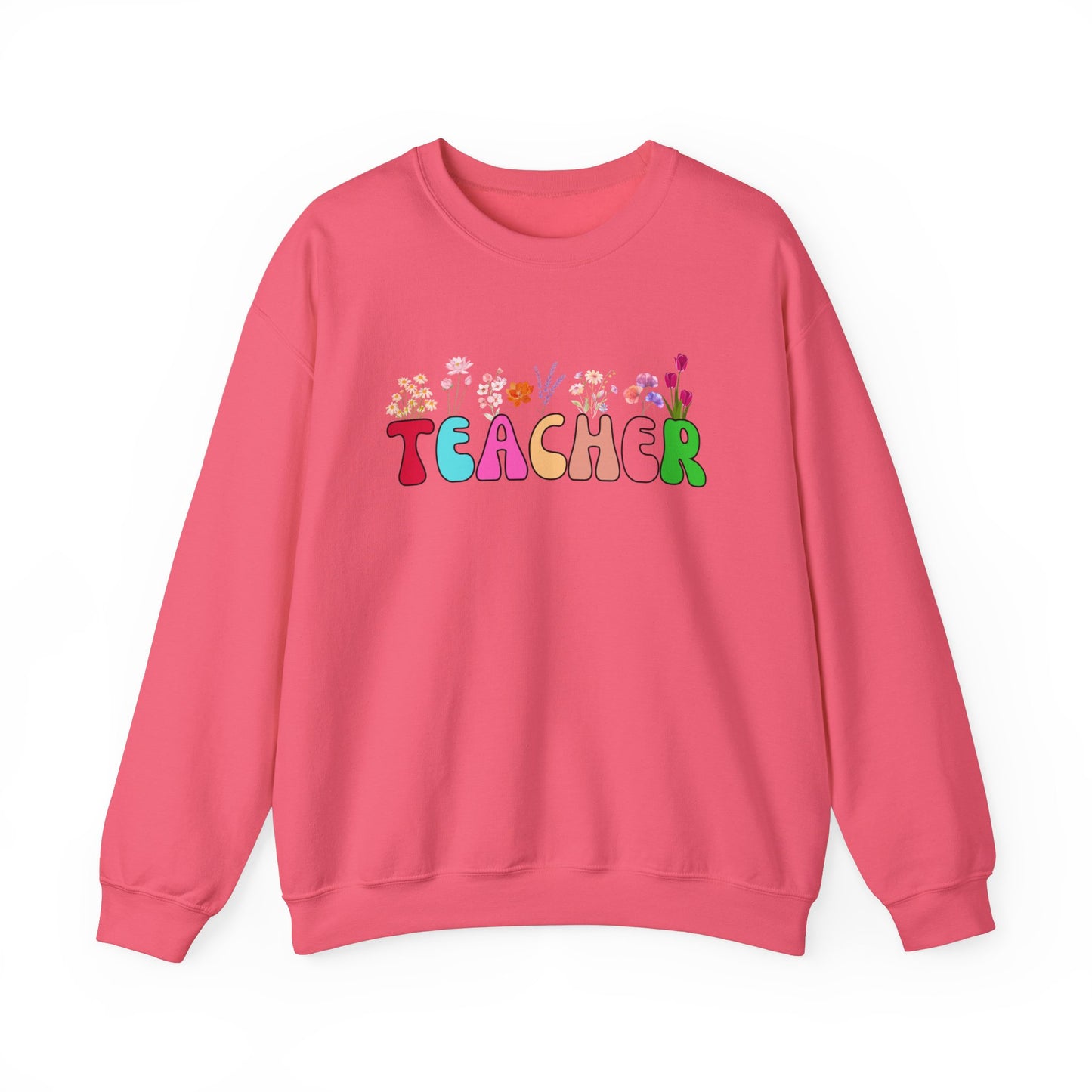 Teacher Floral Sweatshirt