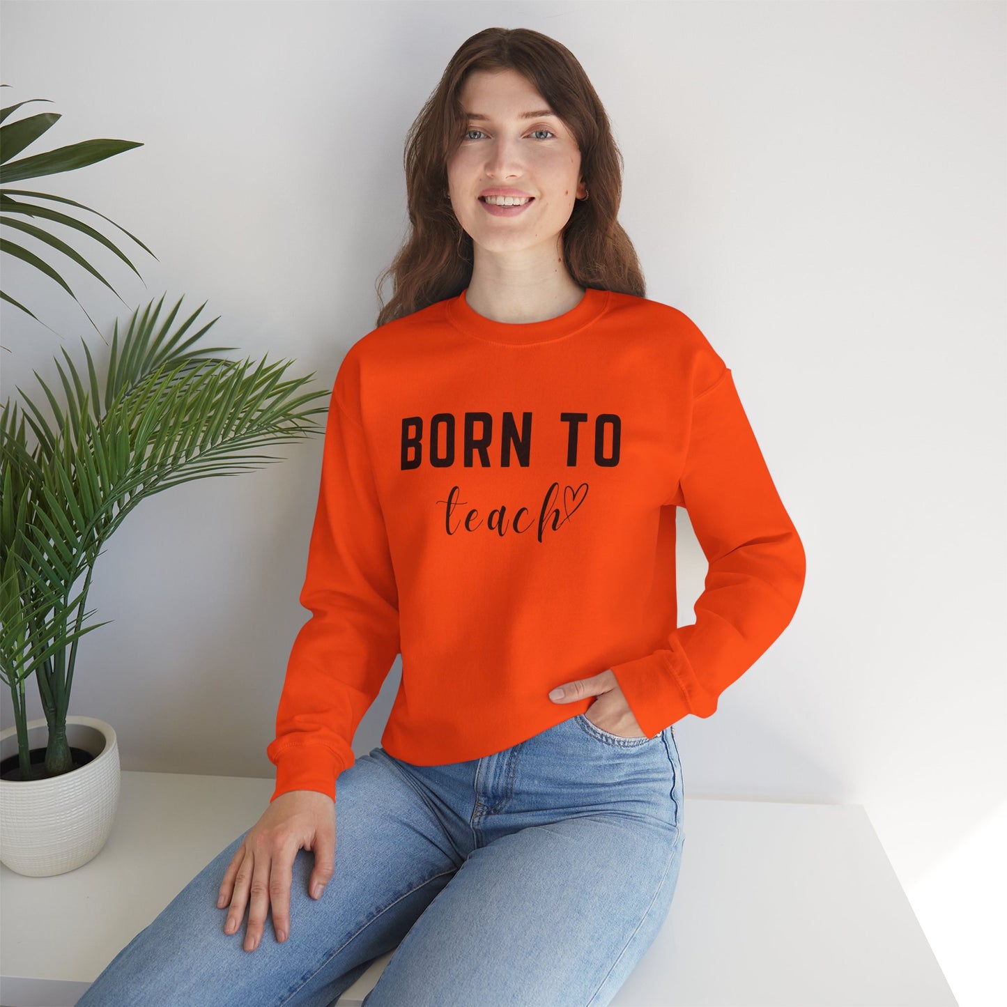 'Born to Teach' Sweatshirt For Teachers