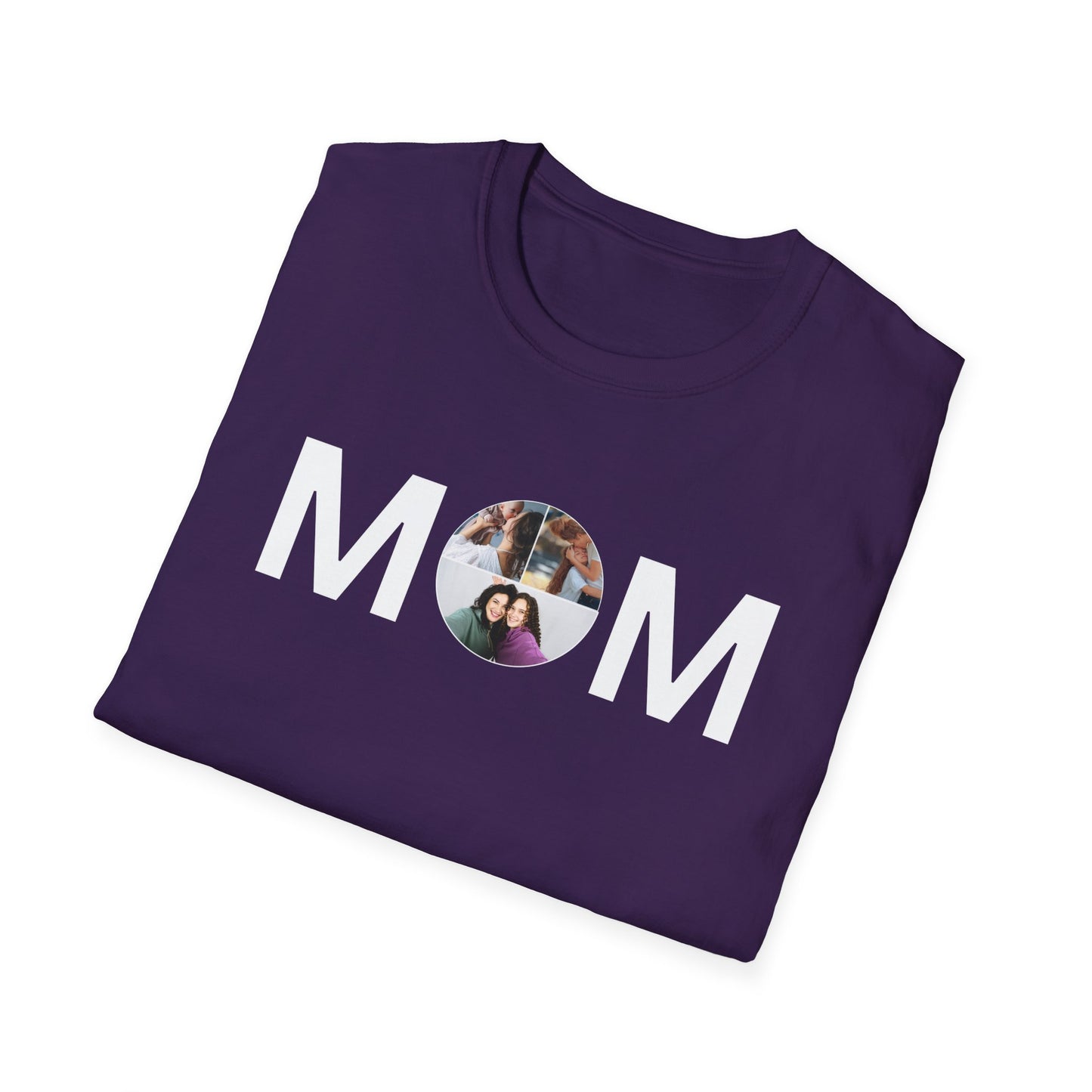 Personalized MOM Photo T-Shirt | Tee for Mother's Day & Family Gifts
