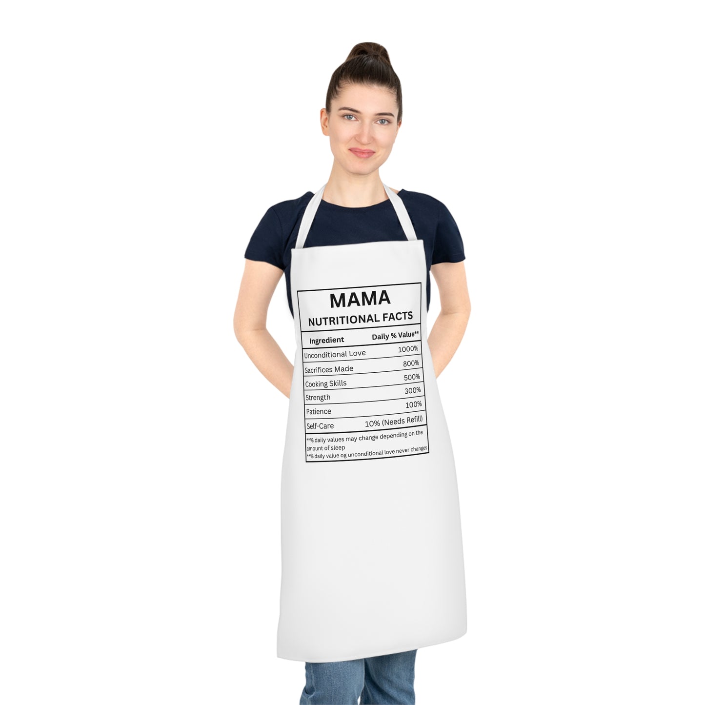 Mama Qualities Adult Apron - Perfect Gift for Moms and Cooking Enthusiasts