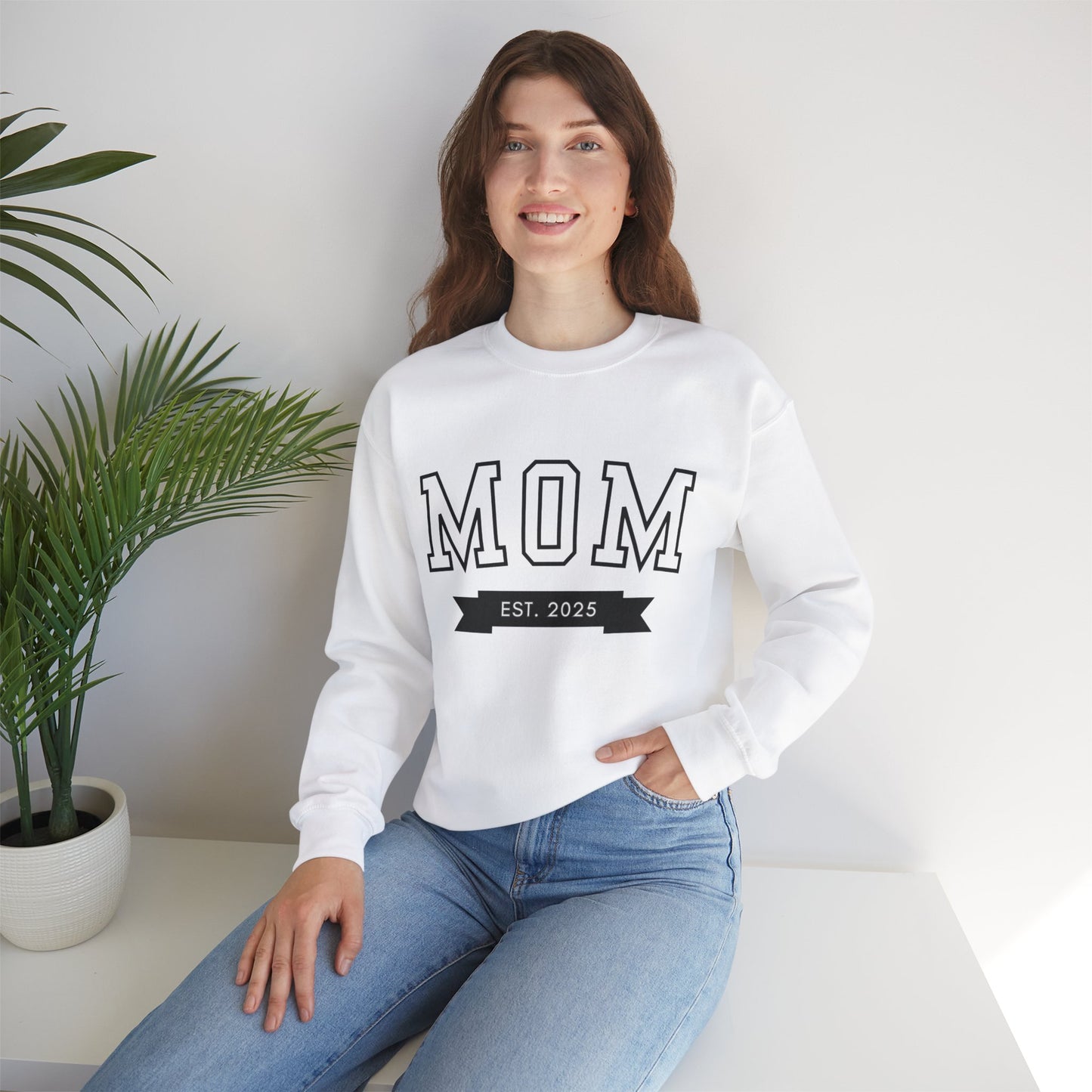 Mom Est New Mom Sweatshirt