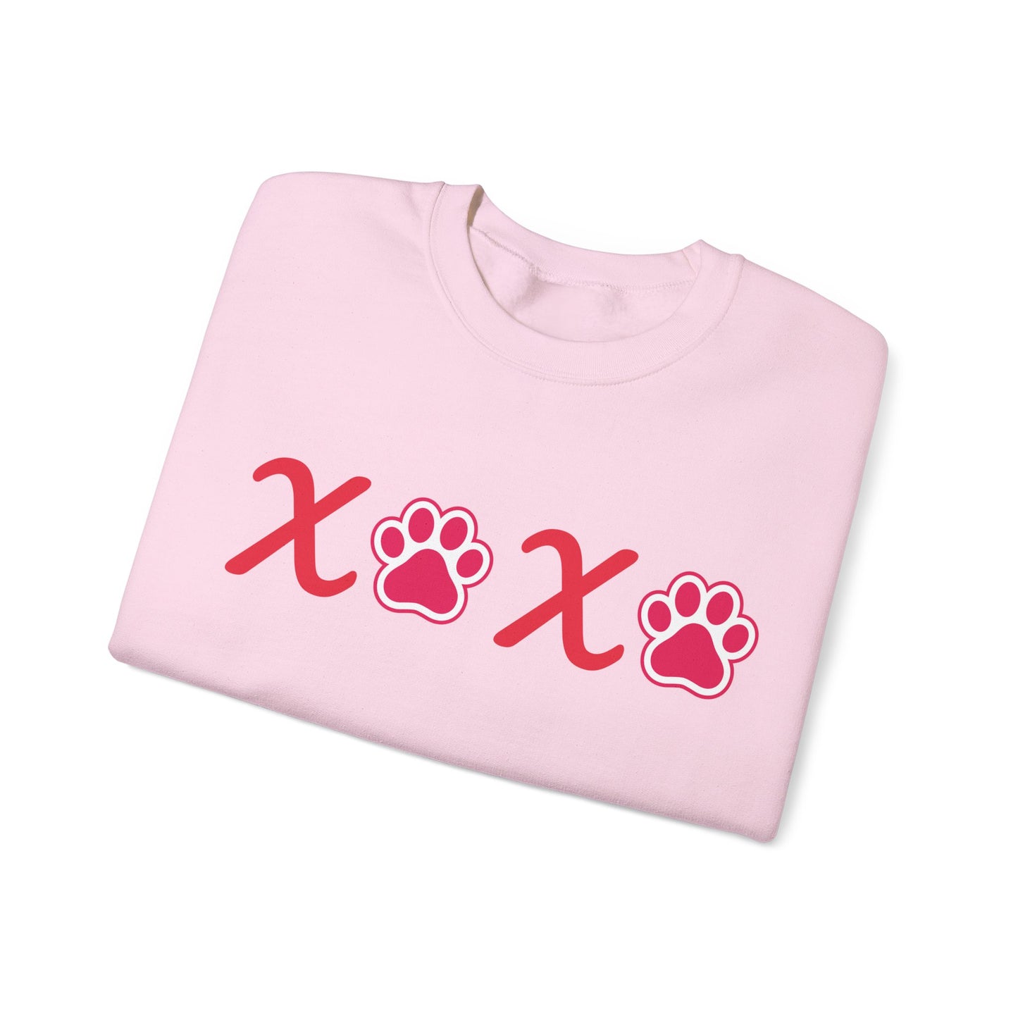 Valentine's Day Dog Lover Sweatshirt - XOXO Unisex Crewneck Sweatshirt