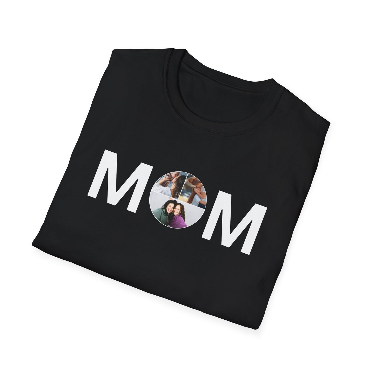 Personalized MOM Photo T-Shirt | Tee for Mother's Day & Family Gifts