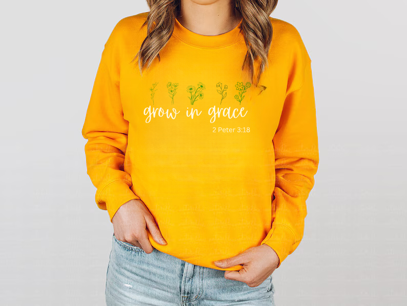 Grow In Grace - Sweatshirt for Christians