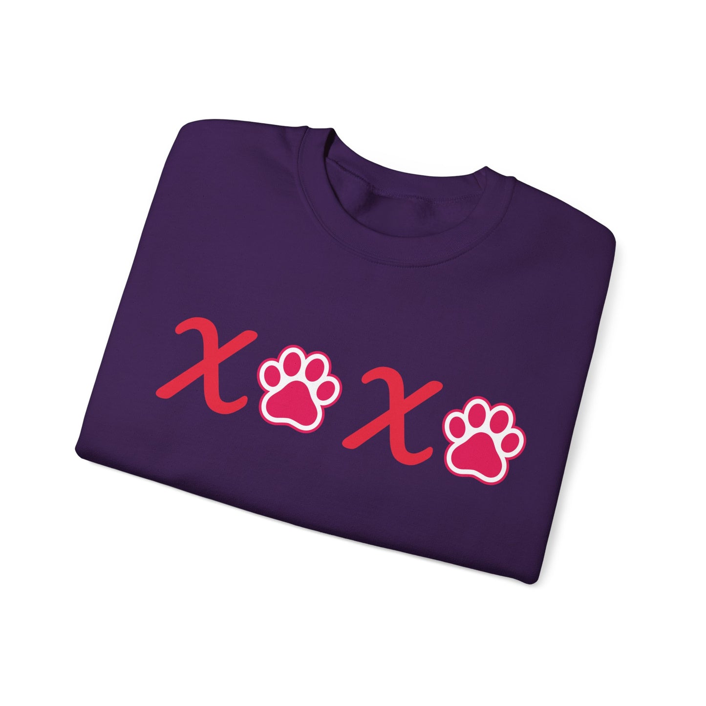 Valentine's Day Dog Lover Sweatshirt - XOXO Unisex Crewneck Sweatshirt
