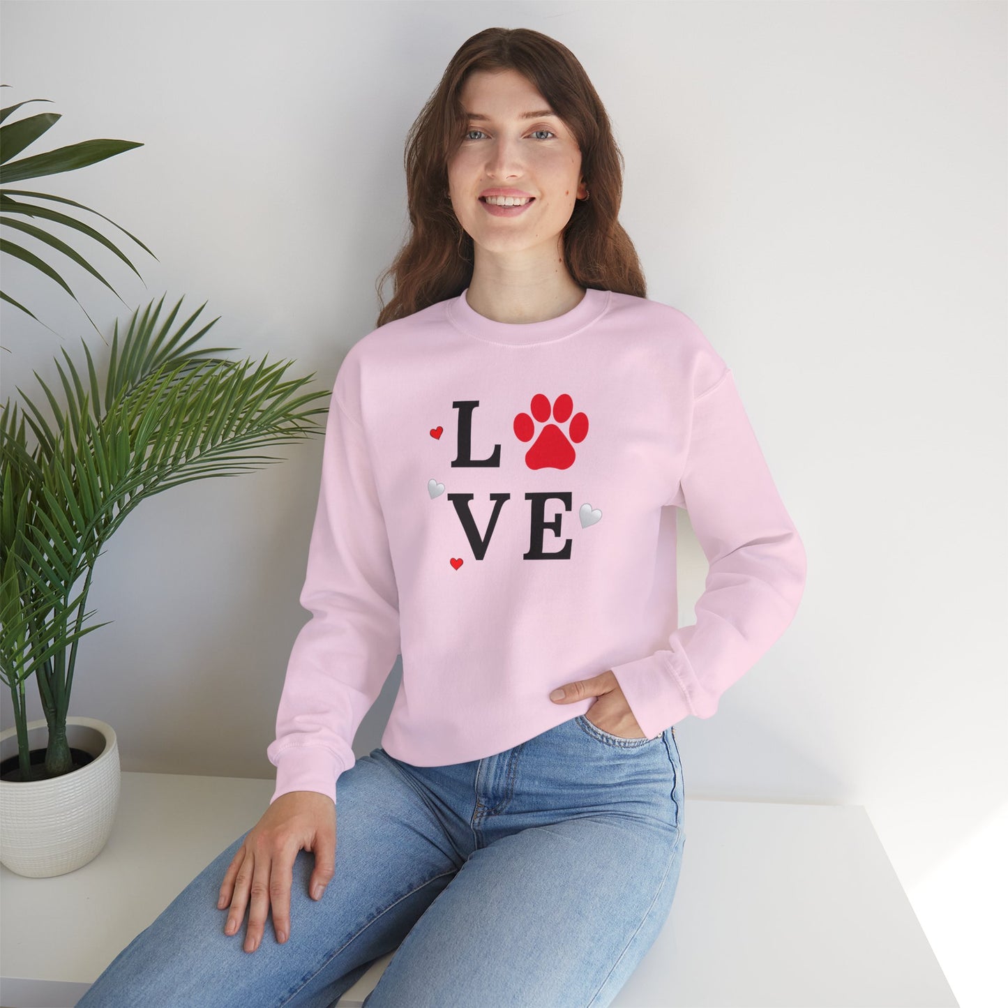 Valentine's Day Dog Lover Unisex Sweatshirt