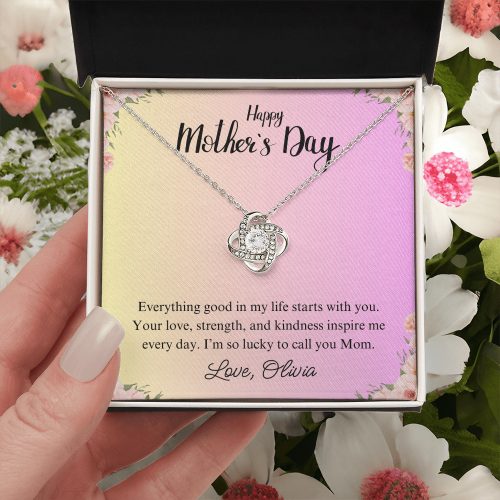 Love Knot Mother's Day Necklace