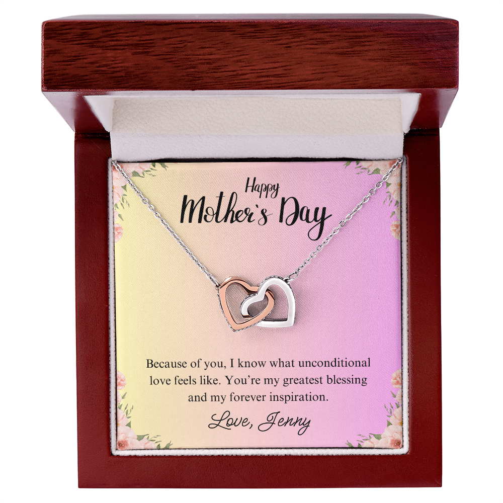 Interlocking Heart Mother's Day Necklace