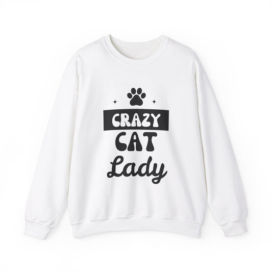 Crazy Cat Lady - Funny Cat Lover Sweatshirt