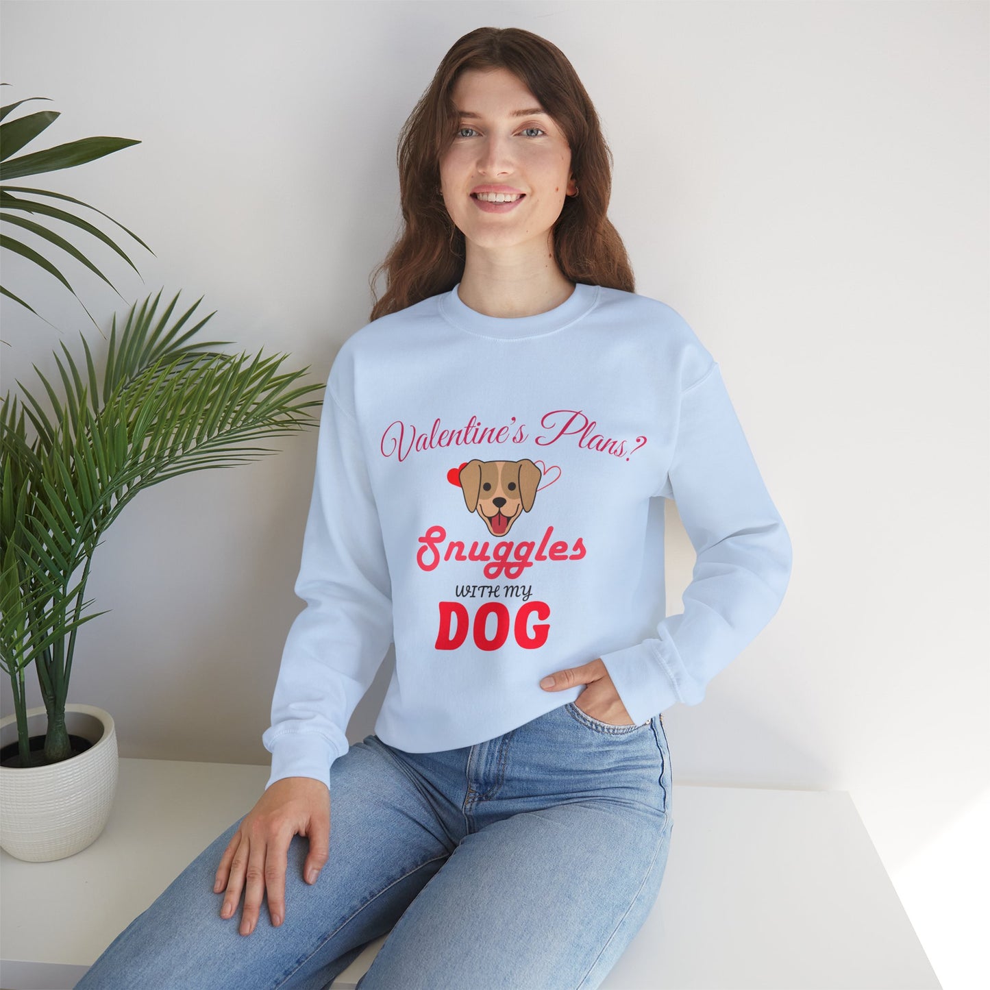 Valentine's Day Dog Lover Sweatshirt