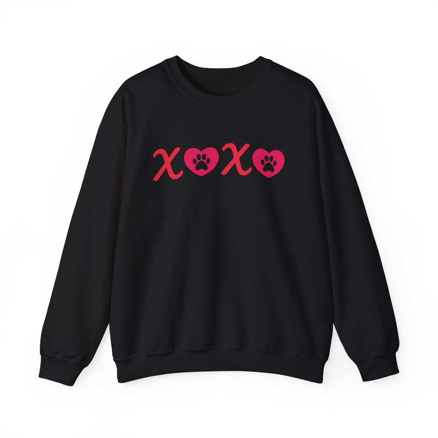 Valentine's Day Dog Lover Sweatshirt - XOXO Unisex Crewneck