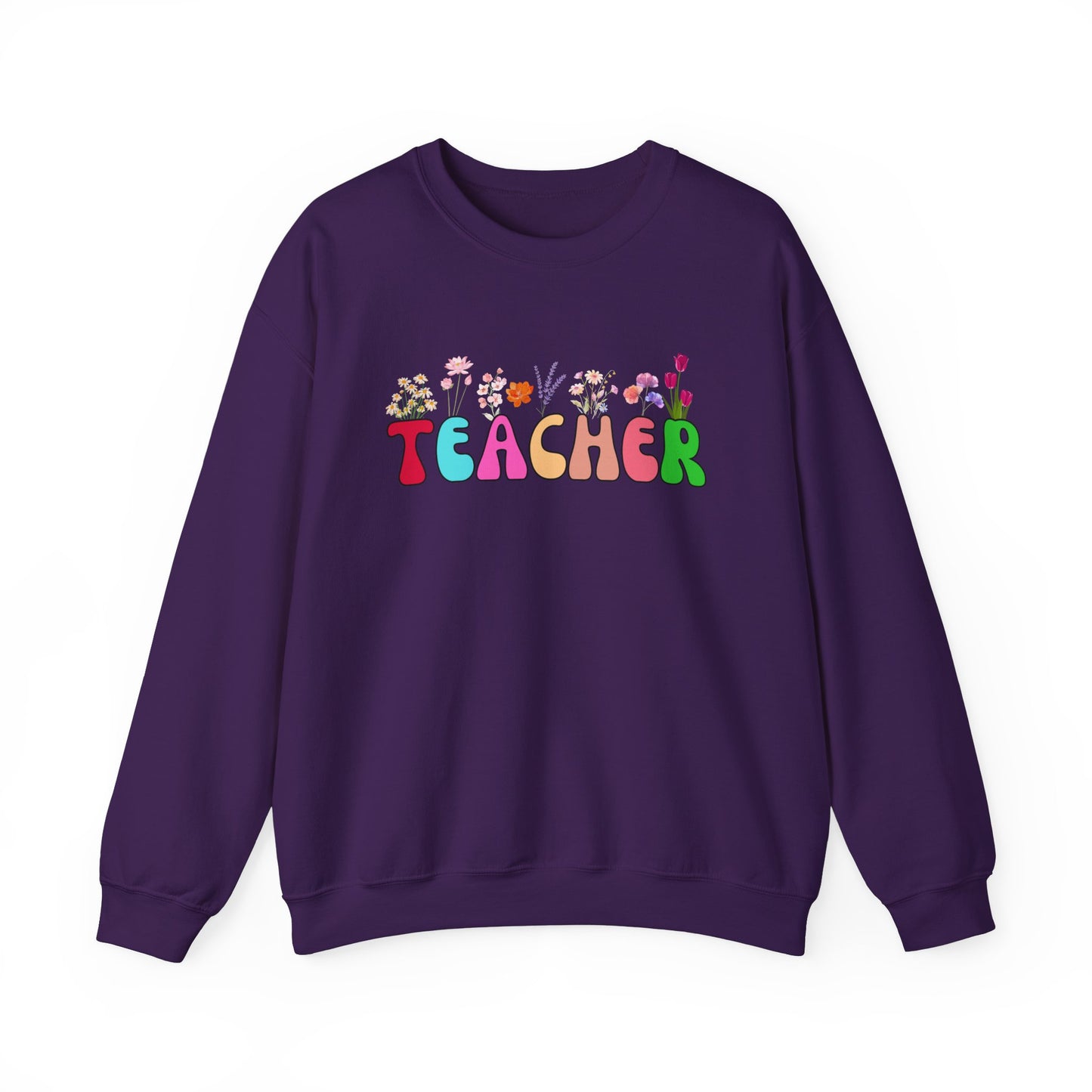 Teacher Floral Sweatshirt