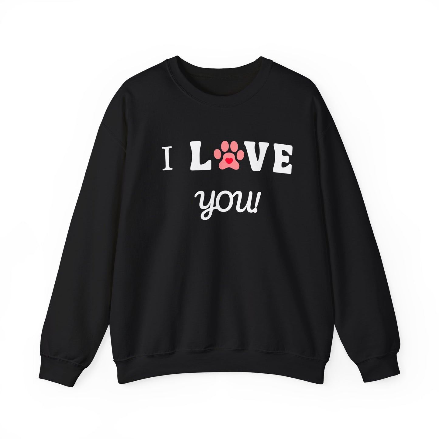 I WOOF YOU -Dog Lover Sweatshirt
