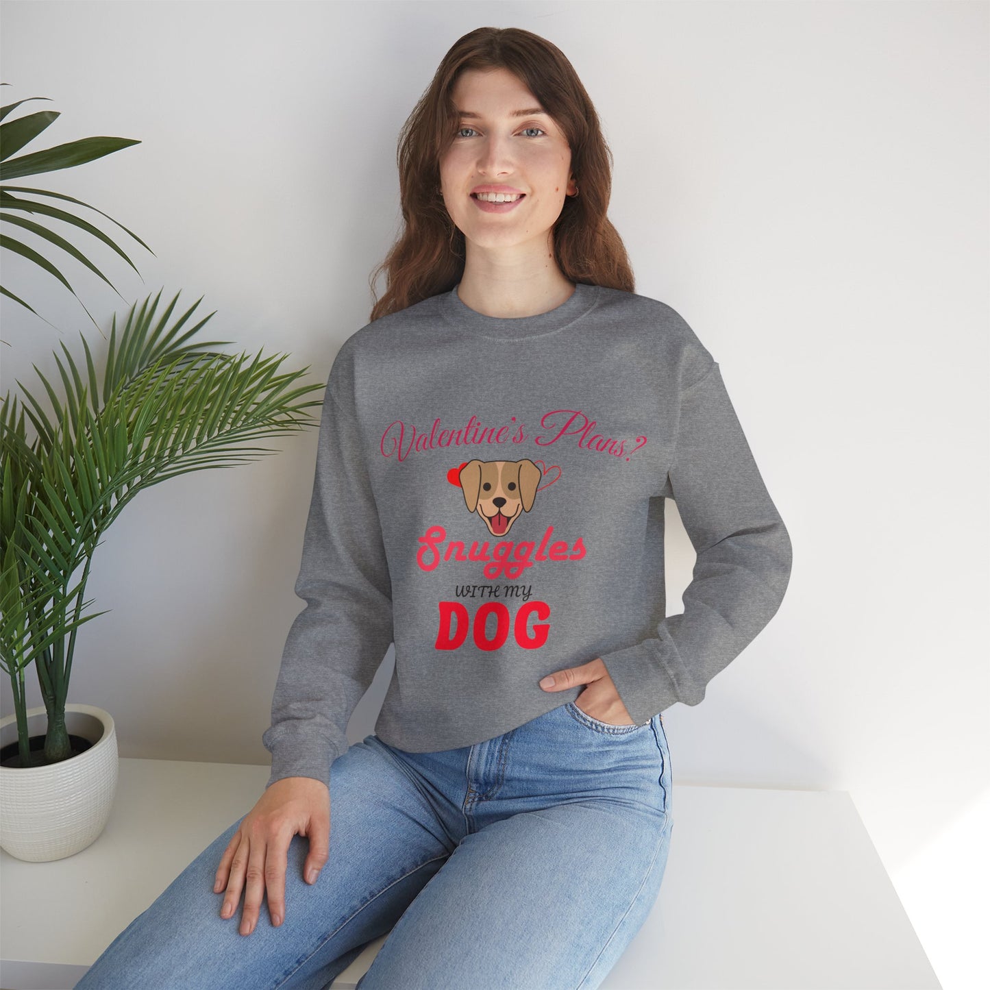 Valentine's Day Dog Lover Sweatshirt