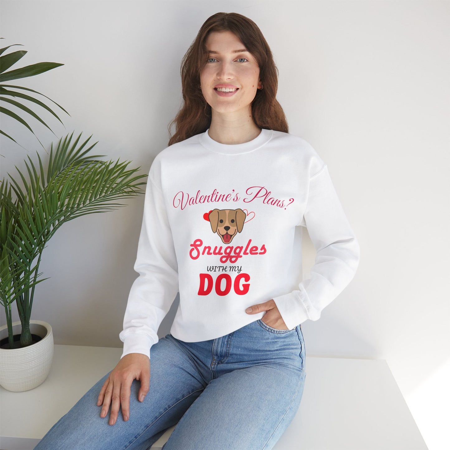 Valentine's Day Dog Lover Sweatshirt