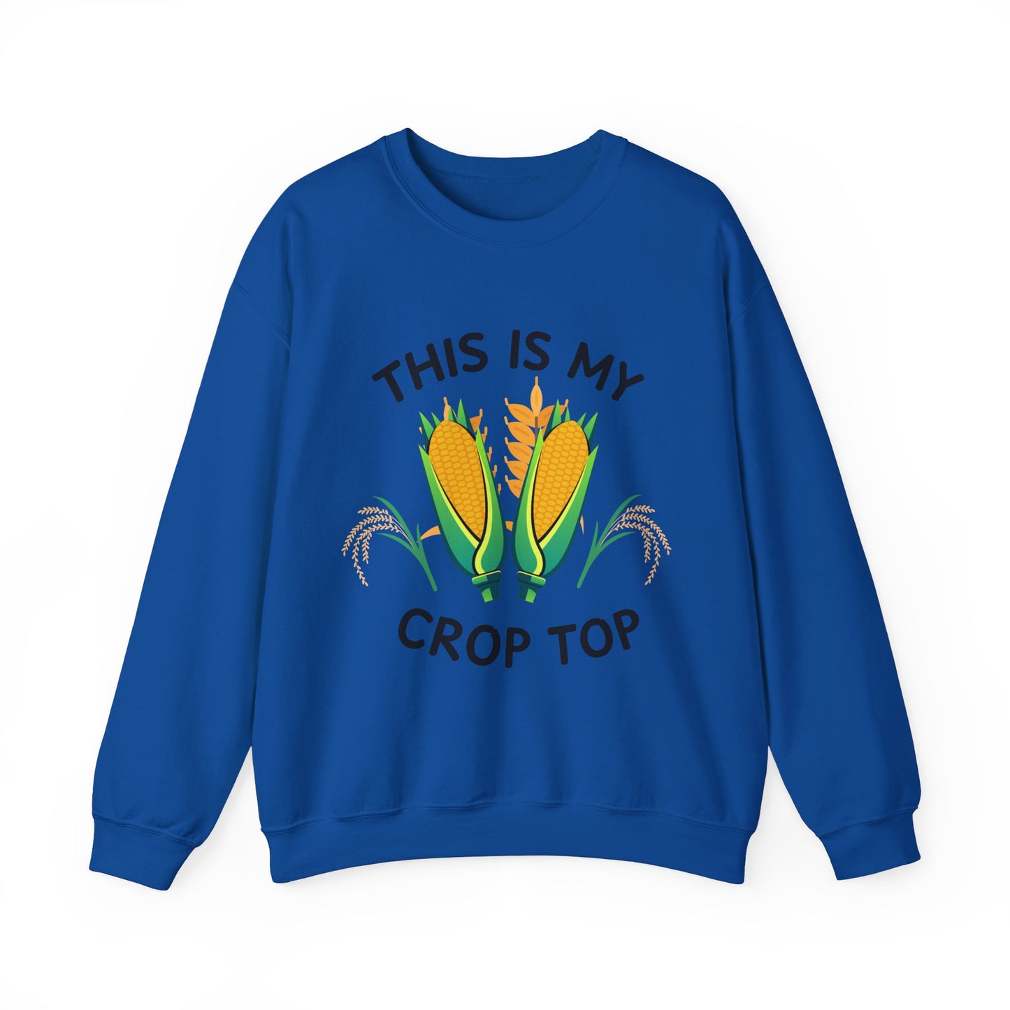 This Is My Crop Top - Funny Plant and Gardening Lover Sweatshirt