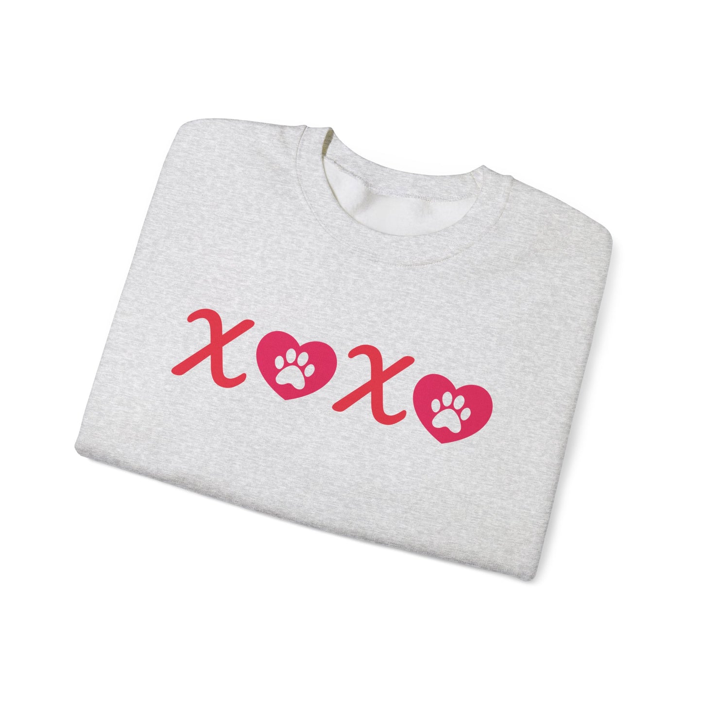 Valentine's Day Dog Lover Sweatshirt - XOXO Unisex Crewneck