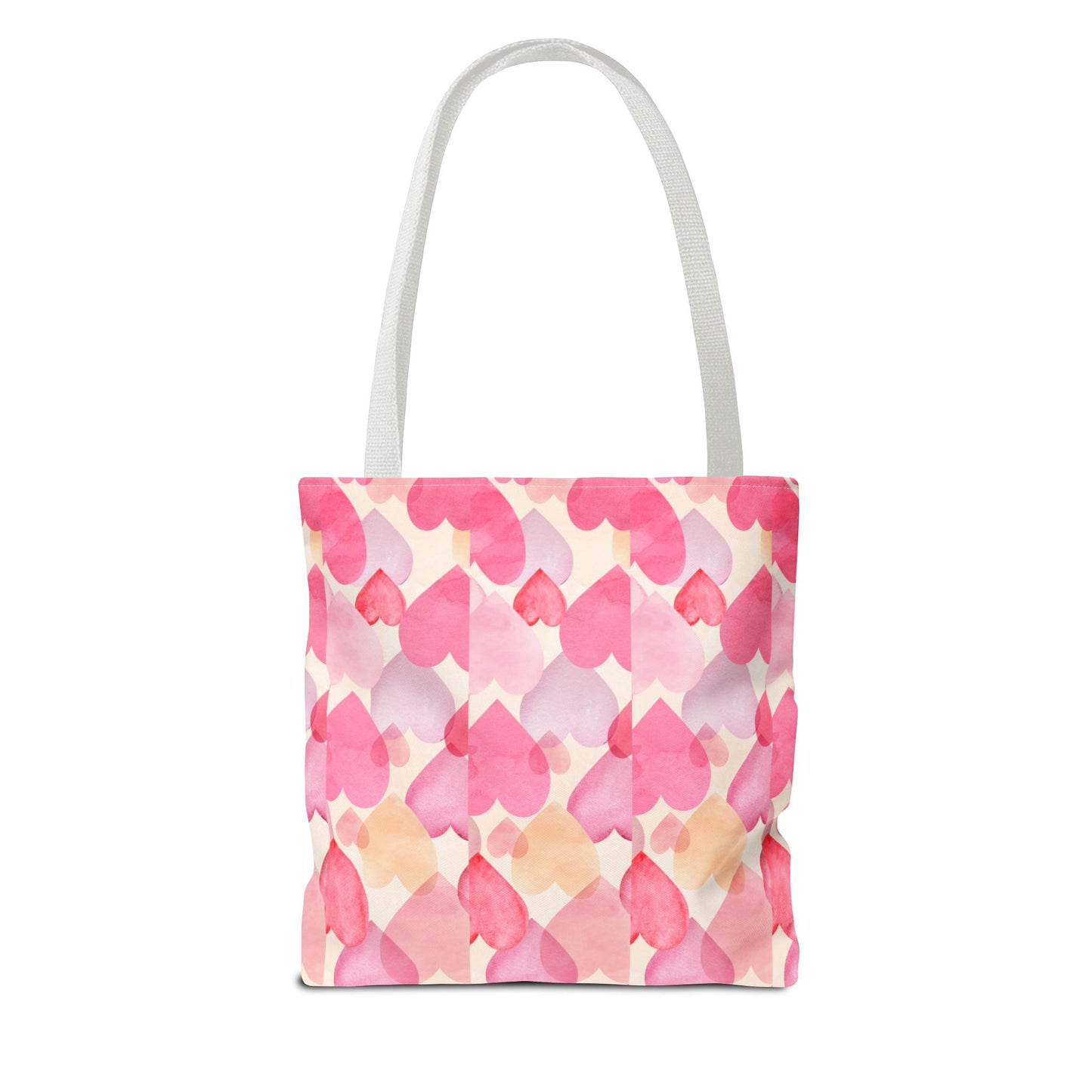 Sweetheart Tote Bag - Pink Heart Design for Everyday Use