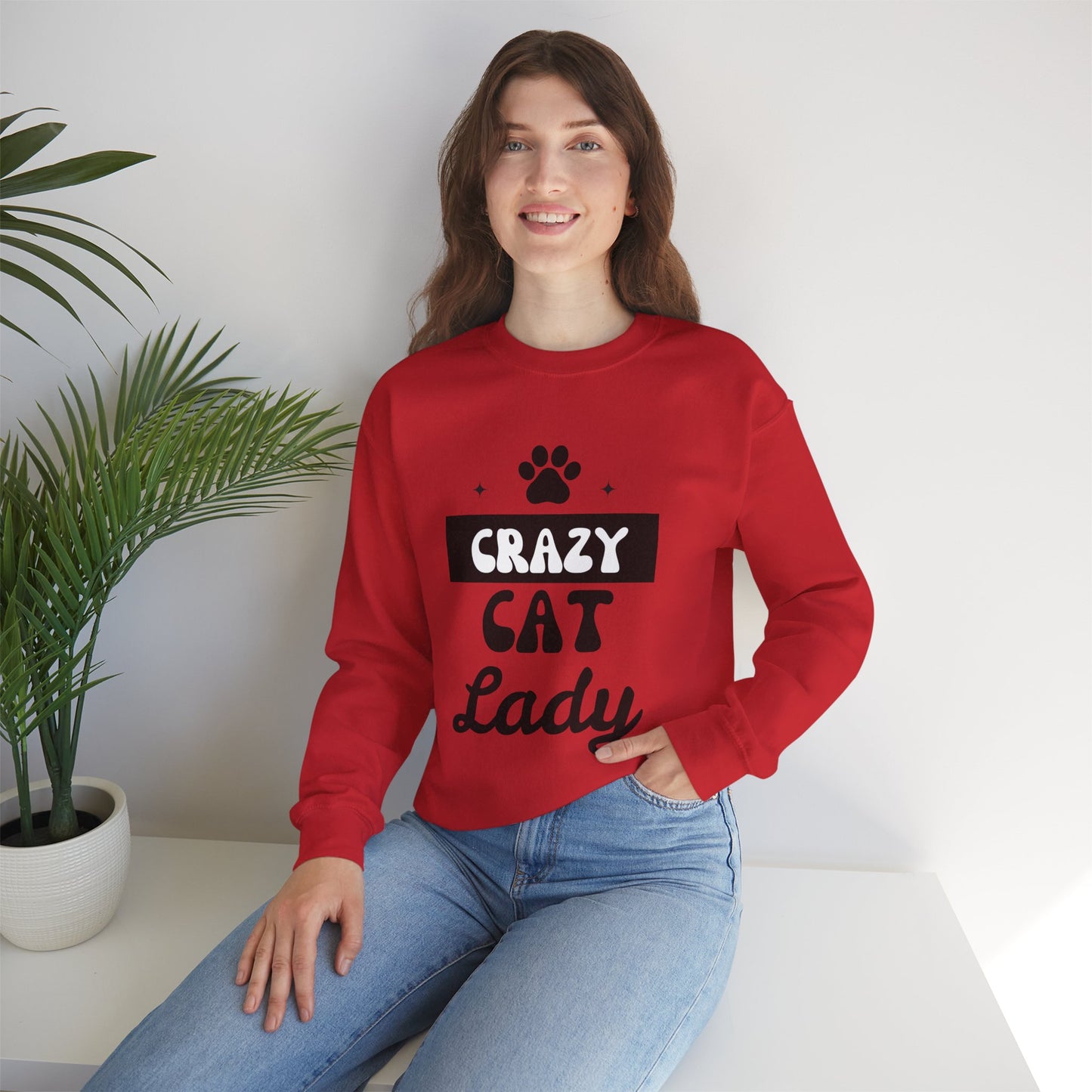 Crazy Cat Lady - Funny Cat Lover Sweatshirt