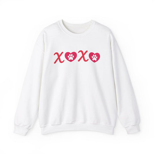 Valentine's Day Dog Lover Sweatshirt - XOXO Unisex Crewneck