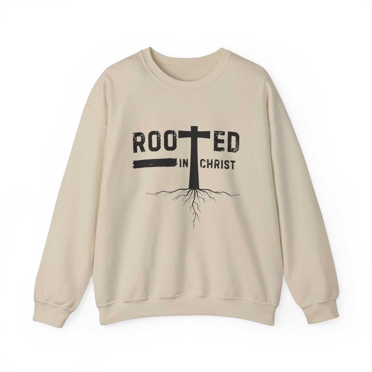 Rooted in Christ - Christian Sweatshirt